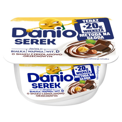 Danio Serek o smaku czekoladowo-orzechowym 150 g