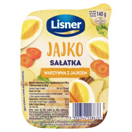 Lisner Sałatka warzywna z jajkiem 140 g
