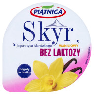 Piątnica Skyr jogurt typu islandzkiego waniliowy bez laktozy 150 g