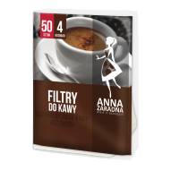 AZ Filtry do kawy rozmiar 4 50szt