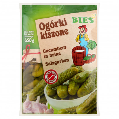Bies Ogórki kiszone 650 g