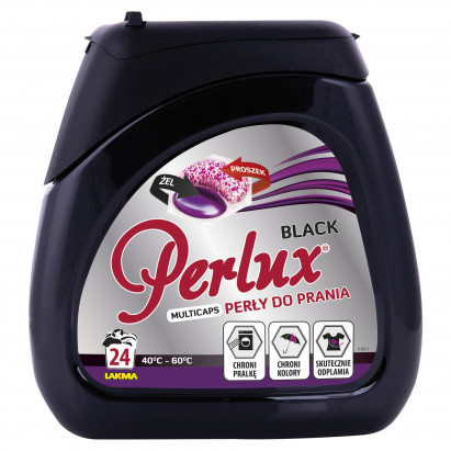 Perlux Multicaps Black Perły do prania 552 g (24 prania)