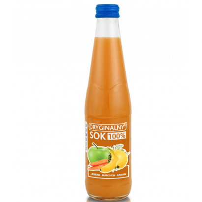 Biurkom Oryginalny Sok Jabłko/Marchew/Banan 330ml