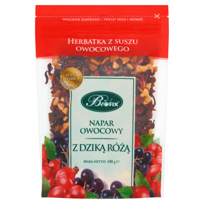 Bifix Napar owocowy z dziką różą Herbatka z suszu owocowego 100 g