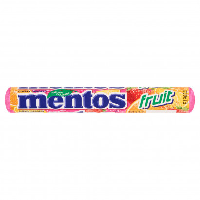 Mentos Fruit Cukierki do żucia o smaku owocowym 38 g