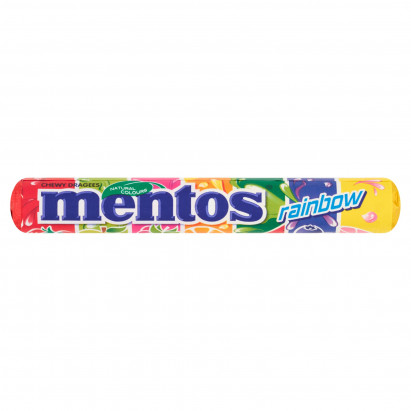 Mentos Rainbow Cukierki do żucia o smaku owocowym 37,5 g