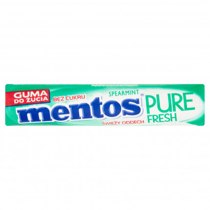 Mentos Pure Fresh Spearmint Guma do żucia bez cukru 15,5 g (8 sztuk)