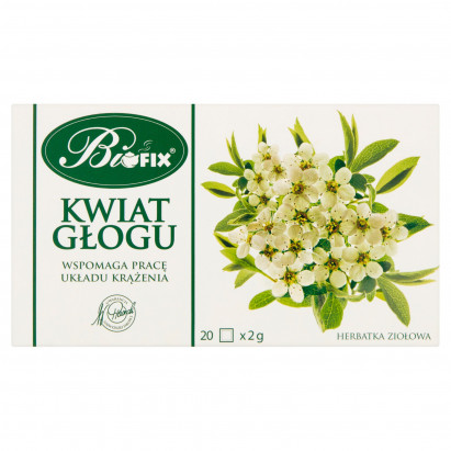 Bifix Herbatka ziołowa kwiat głogu 40 g (20 x 2 g)