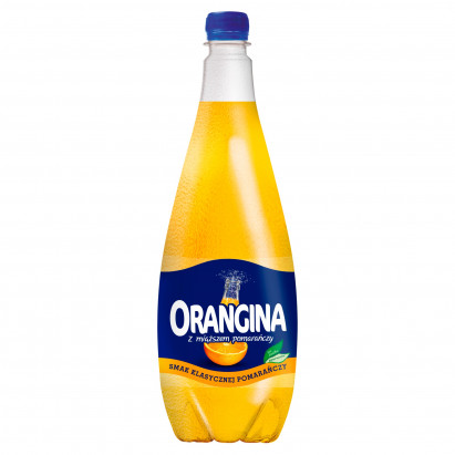 Orangina Napój gazowany smak klasycznej pomarańczy 1,4 l
