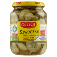 Orzech Szwedzka sałatka z ogórków 650 g