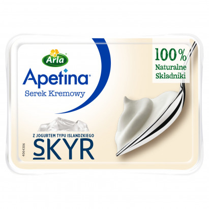 Apetina Serek kremowy z jogurtem typu islandzkiego Skyr 125 g