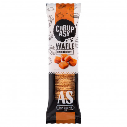 As-Babuni Chrupasy Wafle o smaku toffi 90 g