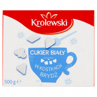 Cukier Królewski Cukier biały w kostkach brydż 500 g