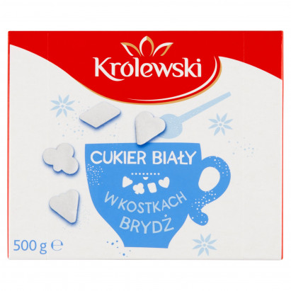 Cukier Królewski Cukier biały w kostkach brydż 500 g