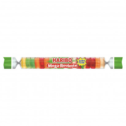 Haribo Mega-Roulette F!zz Żelki owocowe kwaśne 45 g