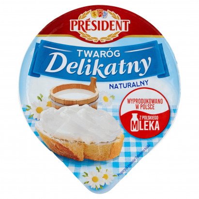 Président Twaróg Delikatny naturalny 150 g