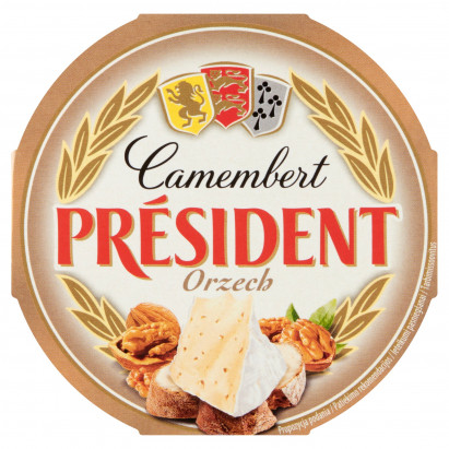 Président Ser Camembert orzech 120 g