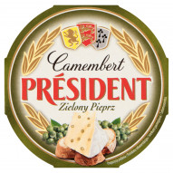 Président Ser Camembert zielony pieprz 120 g