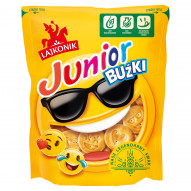 Lajkonik Junior Drobne pieczywo słodko-słone buźki 90 g
