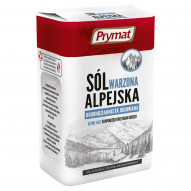 Prymat Sól alpejska warzona drobnoziarnista jodowana 1 kg