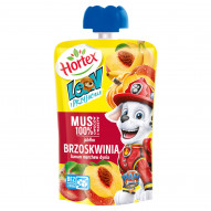 Hortex Leon i Przyjaciele Mus owocowo-warzywny jabłko brzoskwinia banan marchew dynia 100 g