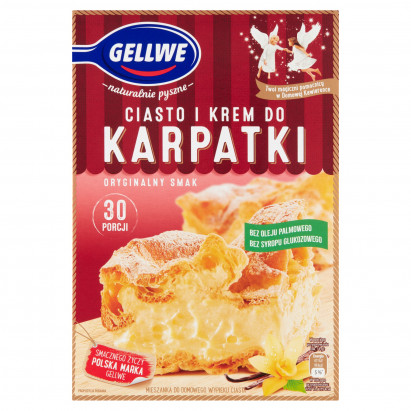 Gellwe Ciasto i krem do karpatki mieszanka do wypieku 340 g