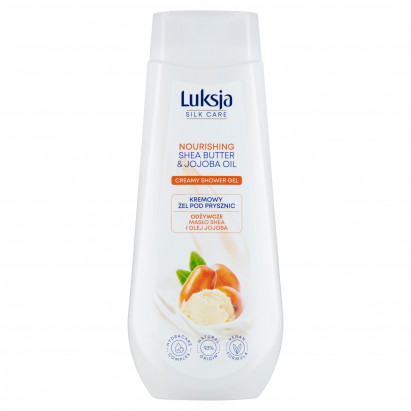 Luksja Silk Care Kremowy żel pod prysznic odżywcze masło shea i olej jojoba 500 ml