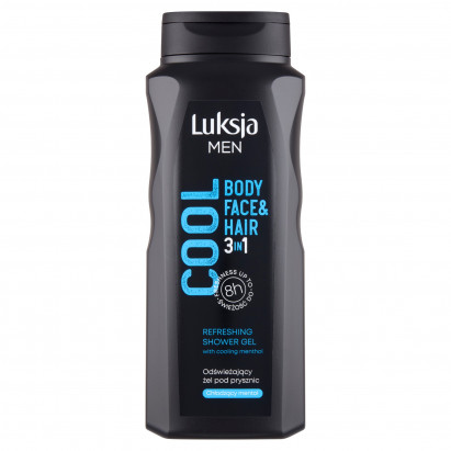 Luksja Men Cool Odświeżający żel pod prysznic 3w1 500 ml