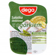 dega Sałatka śledziowa z ogórkiem 150 g