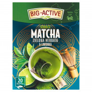 Big-Active Herbata matcha zielona herbata & limonka 30 g (20 x 1,5 g)