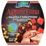 Łosoś Ustka AppetiTuna Sałatka z tuńczykiem w stylu meksykańskim z warzywami 160 g