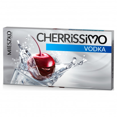 Mieszko Cherrissimo Vodka Praliny z wiśnią w alkoholu 142 g