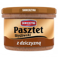 Skwierzyna Pasztet myśliwski z dziczyzną 180 g