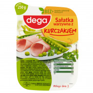dega Sałatka warzywna z kurczakiem 250 g