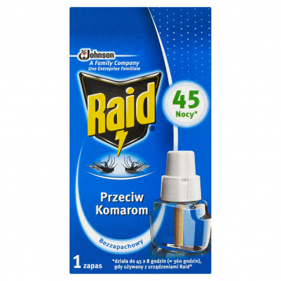 Raid Płyn owadobójczy przeciw komarom zapas bezzapachowy 27 ml