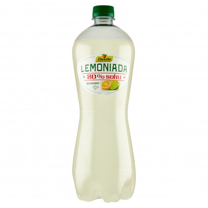 Zbyszko Lemoniada gazowana o smaku limonkowo-cytrynowym 1 l