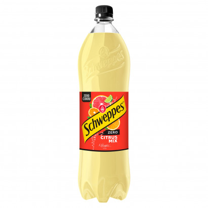 Schweppes Citrus Mix Zero Napój gazowany 1,35 l