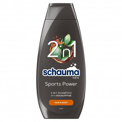 Schauma Men Sports Power Szampon do włosów i ciała dla mężczyzn wzmacniający 400 ml