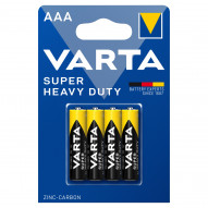 VARTA Super Heavy Duty AAA R03 1.5 V Bateria cynkowo-węglowa 4 sztuki