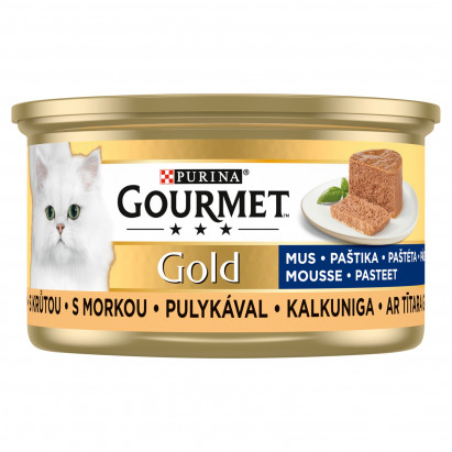 Gourmet Gold Karma dla kotów mus z indykiem 85 g